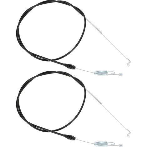 2 Pièces Câble de Commande de Moteur de Tondeuse à Gazon Câble de Pilote 105-1845 Longueur de Câble 173 Cm Longueur de Gaine 137 Cm Compatible avec Toro 20065 20069 20071 20071A (1/5)