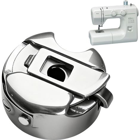 Remplacement du boîtier de canette pour machine à coudre Étui à canette de précision pour broderie Accessoires de machine à coudre pour les bricoleurs Idéal pour la retouche de vêtements, le quilt (1/5)