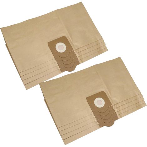 10er Set Papier Staubsaugerbeutel für Kärcher (1/5)