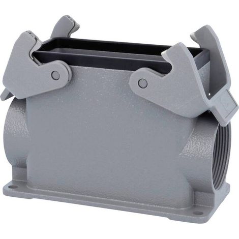 [NEUWERTIG] B-Ware Harting Sockelgehäuse Han 16B-asg2-QB-M40 Aluminium Druckguss grau IP65 1 St. (1/2)