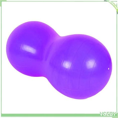 Balles d'exercice - FAFEICY - Modèle Peanut - 50x100 cm - Couleur Violet - Améliore la posture (1/5)
