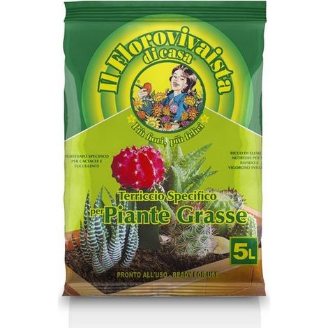 1PZ TERRICCIO PER PIANTE GRASSE lt. 5