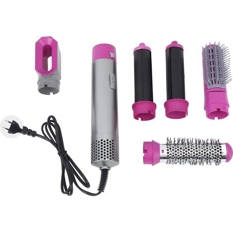 Fer à Boucler Automatique 5 en 1 avec Aspiration pour Coiffures Variées, Multifonction, Prise UE 220V (1/5)