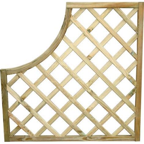 PANNELLO GRIGL. LEGNO IMPREGN. "SAGOMATO PICCOLO" 90X90HCM PAPILLON