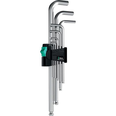 Juego de destornilladores acodados 950 PKL Soporte de vaso de 7 piezas SW 1,5-6 mm