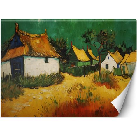 Papier peint Chaumières - V. van Gogh 100x70 (1/5)