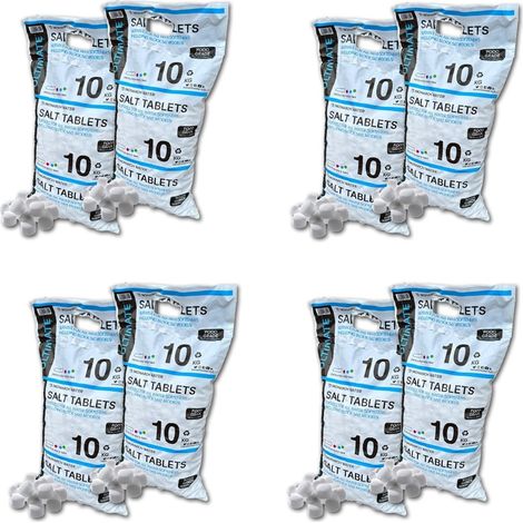 X8 Monarch Ultimate Water Softener Salt Pillow Tablets 10kg Bag Food Grade Salt