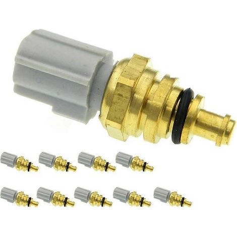 10 capteurs de température d'eau de refroidissement moteur 3L8A12A648BA pour Ford Focus, Fiesta et Kuga, compatibles avec les références 1L2A12A648AA et XS6F12A648CA. (1/5)