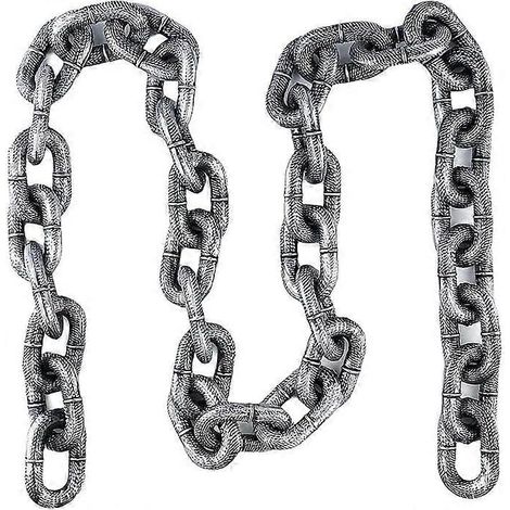 Fausse et amusante grosse laisse à chaîne - Laisse de 190 cm pour petits chiens et chats, accessoire de promenade humoristique pour chihuahuas, caniches et chiots