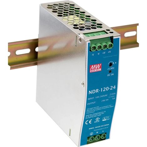 [NEUWERTIG] B-Ware Mean Well Hutschienen Netzteil Schaltnetzteil Ndr 120 12 Din Rail 10 A 153 W