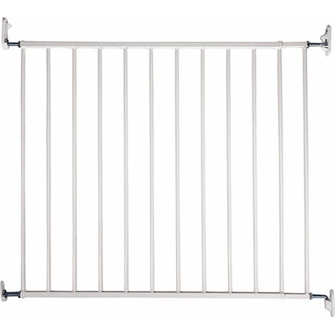 Dolle Kindersicherheitsgitter Leo aus Metall Weiß 72-84,5cm