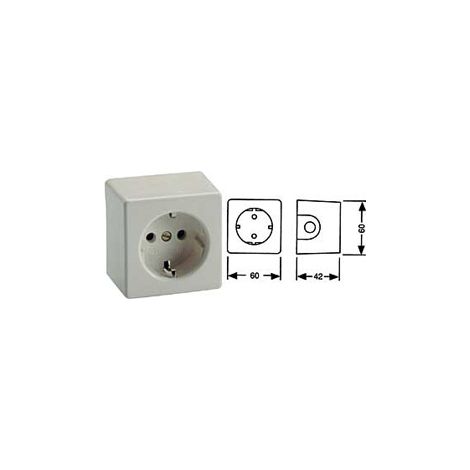 Bipolare TT-Seitenflächenbasis 10/16A 250V