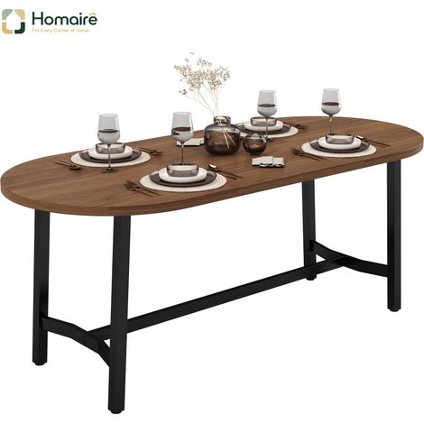MDF Schrank Walnuss 180 x 80 x 75 cm HOMAIRE (1/5)