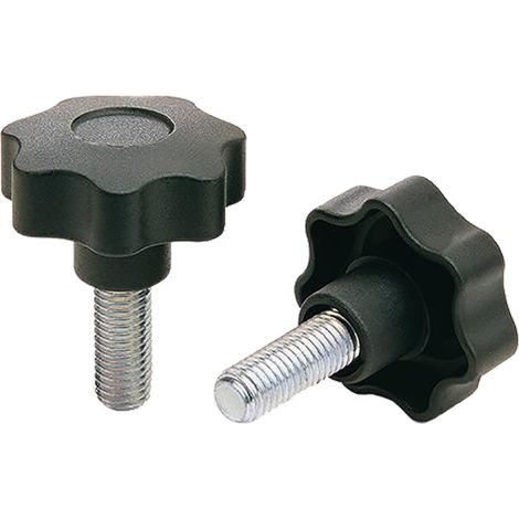 VOLANTINO CON PERNO FILETTATO M6 x 30 Ã mm 40