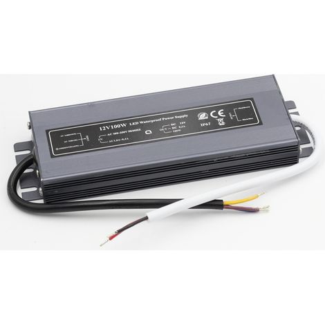 Alimentatore LED 12V 100W 8,3A IP67 IdeaLED ID-3043 (1/4)