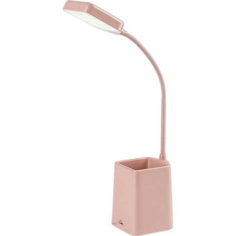 Lampada da scrivania LED rosa porta smartphone 6W Rabalux (1/5)