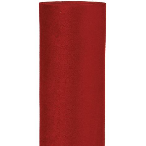 Piovaccari Runner Chic Velvet Roll Natale H 48 Cm L 1,8 Mt Red