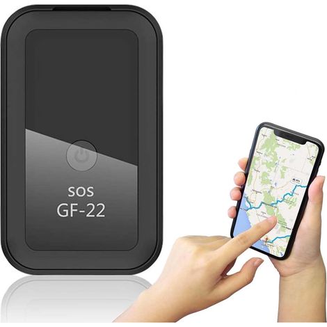 Traceur GPS pour voiture avec aimant, mini traceur GPS antivol avec application gratuite pour voitures et motos (1/5)