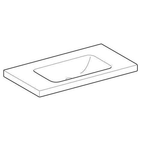 Geberit iCon Light Waschtisch, 90 cm x 48 cm, ohne Hahnloch, ohne (1/5)