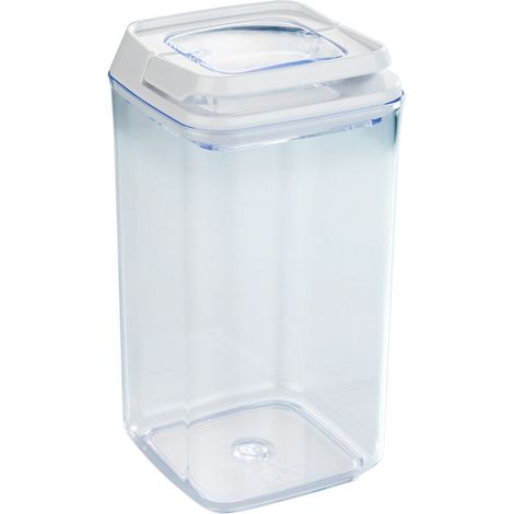 Conteneur sous vide 1,2L – Dimensions 10x19,5cm – Plastique étanche pour aliments – Design transparent pour rangement optimisé (1/5)