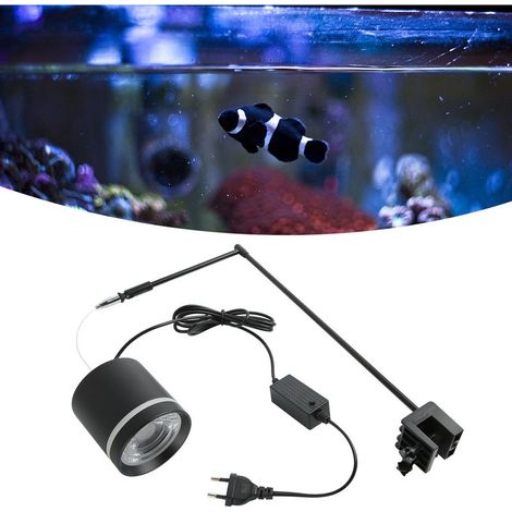 LED-Aquarienleuchte für Wasserpflanzen, helle Hängelampe, dekorative Beleuchtung, Schwarz, europäischer Adapter 220–240 V (1/5)