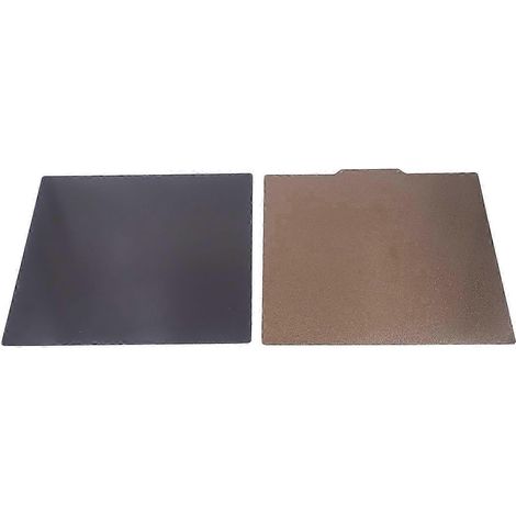 Plateau magnétique acier à ressort PEI 300x300mm pour impression 3D Anet E16, lit flexible en acier à ressorts, surface adhérente haute température, remplacement précis (1/5)