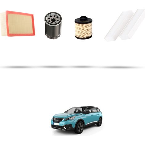 Kit tagliando 4 filtri compatibile con Peugeot 5008 II (P87) 2.0 BlueHDI 110kw dal 2017 (1/5)