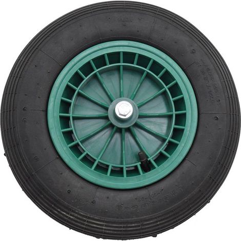 RUOTA PNEUMATICA PER CARRIOLA DISCO PVC mm. 400x100