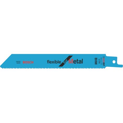 Bosch Säbelsägeblatt S 922 BF Flexible for Metal 100er-Pack 2608656027