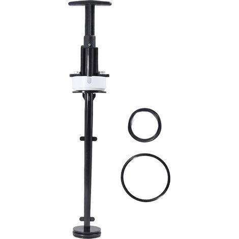 SPUNKY Ensemble de biellette de direction pour valve de piscine coulissante en PVC de 5 cm pour piscine et spa Kit de rechange avec anneaux en caoutchouc Graisse en silicone Noir 5 pièces (1/5)