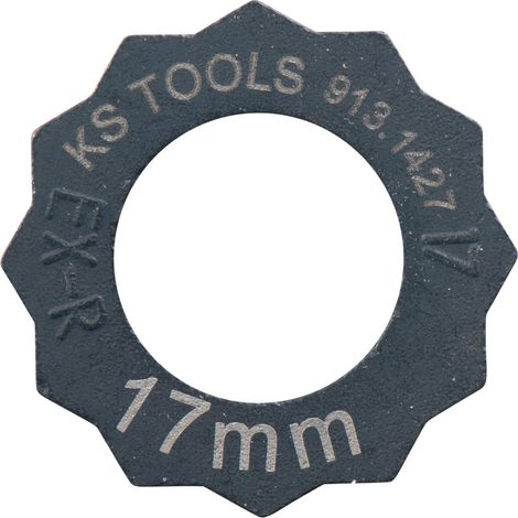 Extracteur d’écrous, 17 mm