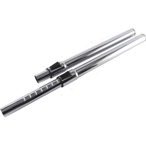 Conector de manguera de extensión para aspiradora de acero inoxidable de alta resistencia y manguera de repuesto compatible, calibre 32, retráctil, longitud total 470 mm (1/2)