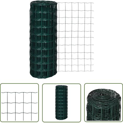 Gartenzaun Maschendraht Gitterzaun Schweißgitter 10x1,0m - Gartenzaun - Maschendrahtzaun - Metallzaun - Stabiler Zaun - Gartenzäune (1/4)