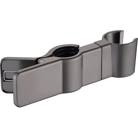 Soporte universal para cabezal de ducha, soporte ajustable para cabezales de ducha de 20 a 25 mm de diámetro (gris) (1/5)
