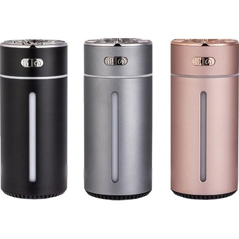 Humidificateur sans fil lumineux de 300 ml (rose) (1/4)