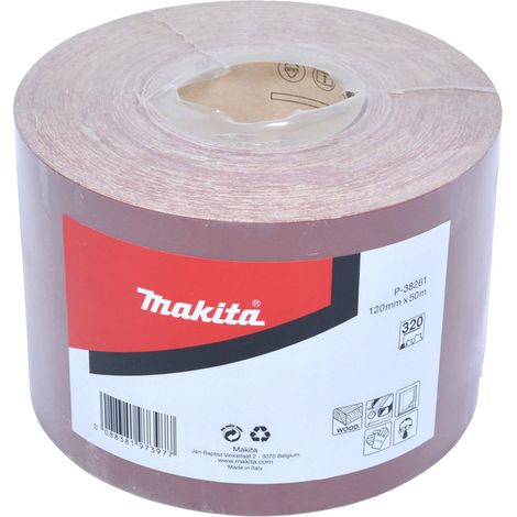 Makita Rouleau de papier abrasif 120 mm x 50 m K320 P-38261