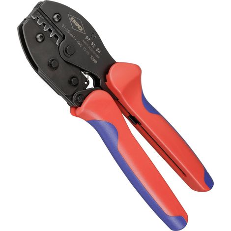 KNIPEX 97 52 34 PreciForce® Pinza per capicorda con manici multicomponente brunita 220 mm
