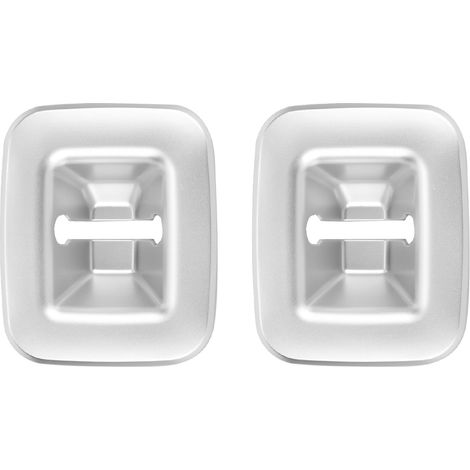 2 crochets décoratifs intérieurs pour coffre, cadre de garniture en argent, compatible Jeep Wrangler JL 2018 (1/5)
