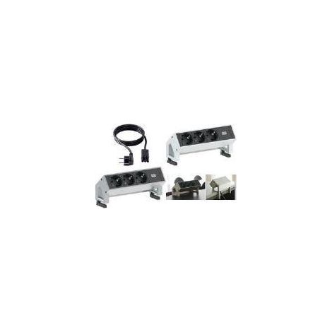 BACHMANN DESK2 3x Schutzkontakt GST18 weiss