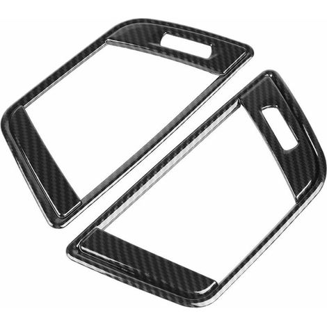 Cadre de ventilation de climatisation côté de Style en Fiber de carbone délicate, garniture de couvercle de sortie d'air, pour accessoires de voiture BMW série 3 F30 13-18 A