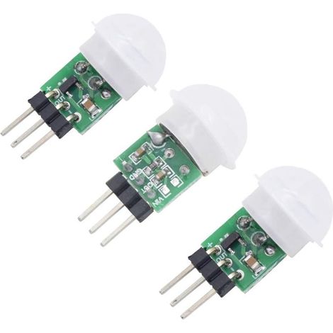 3pcs AM312 Mini Pyroelectric PIR Human Sensor Module PIR Infrared IR Sensor Body Manual Motion Infrared IR Detector