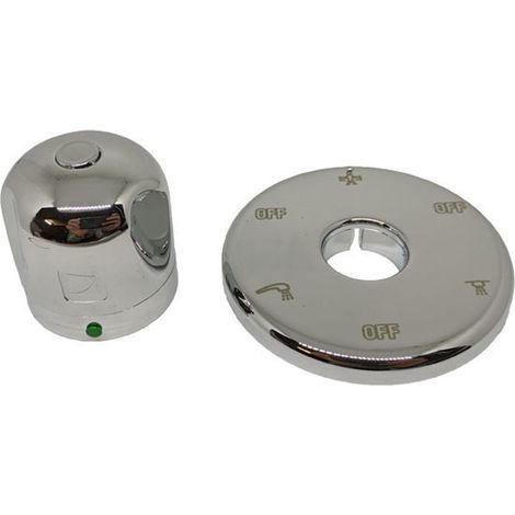 Ricambio maniglia clima deviatore sfera con piastra Grandform 06731S013-C (1/2)