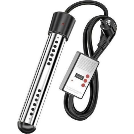 Chauffe-eau submersible électrique - 3000W - Piscine - Chauffage rapide - Tige de chauffage intelligent - 121225cm