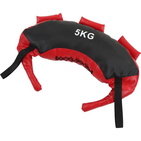Sac de lestage bulgare en PVC, portable, pour le fitness, la musculation et le cross-training, 5 kg / 11 lb (1/5)