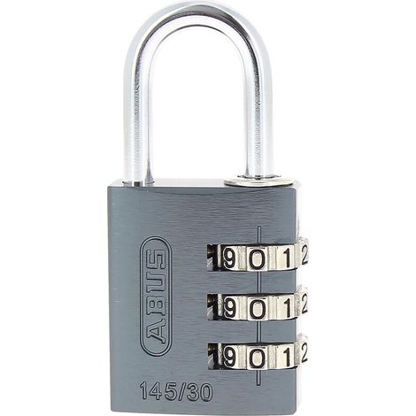Cadenas à code de couleur Ancre - 4 molettes - Titanium - ABUS FRANCE (1/5)