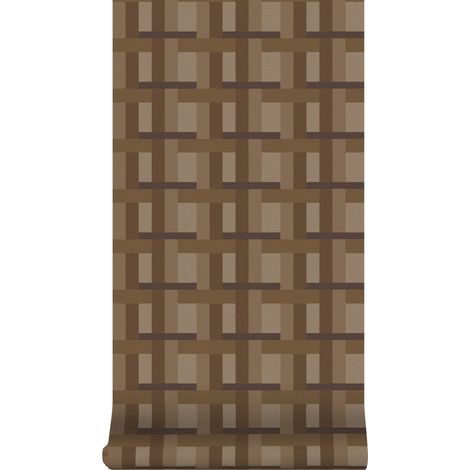 Superfresco Easy Perfect Symmetry Brun Vliestapete 10mx52cm