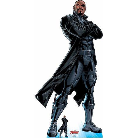 Figurine en carton Comics Disney Marvel Avengers Nick Fury H 191 CM (1/5)