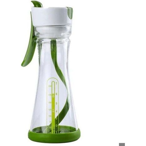 Mélangez votre vinaigrette avec notre bouteille shaker pour vinaigrette de cuisine 1 mélangeur à vinaigrette émulsionné avec (1/4)