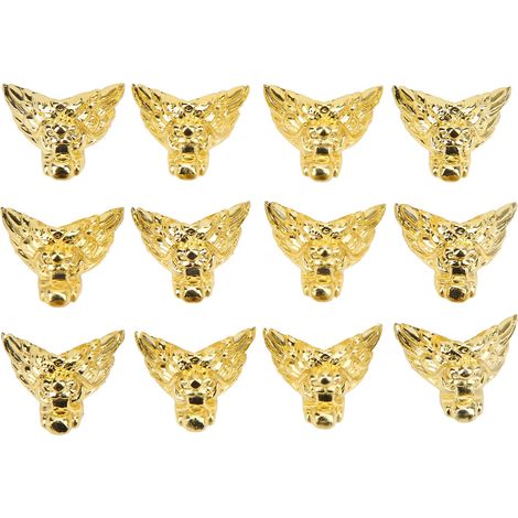 Pieds de boîte à bijoux style antique, robinet rétro, protections d'angle en plastique résistant à l'usure pour boîte à bijoux en bois (1/5)