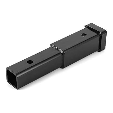 Rallonge de Remorquage, 30,5 Cm D'attelage de Remorque 5000 Lb Tube carré en Acier pour Récepteur de Classe 0,75 5,1 Cm (1/5)